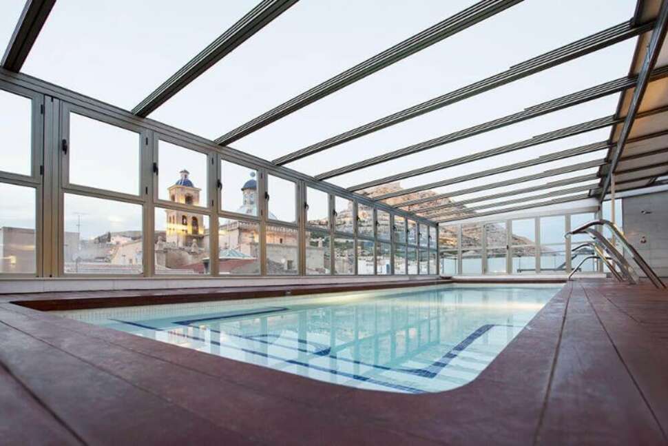Een foto van het zwembad bij Hospes Amerigo