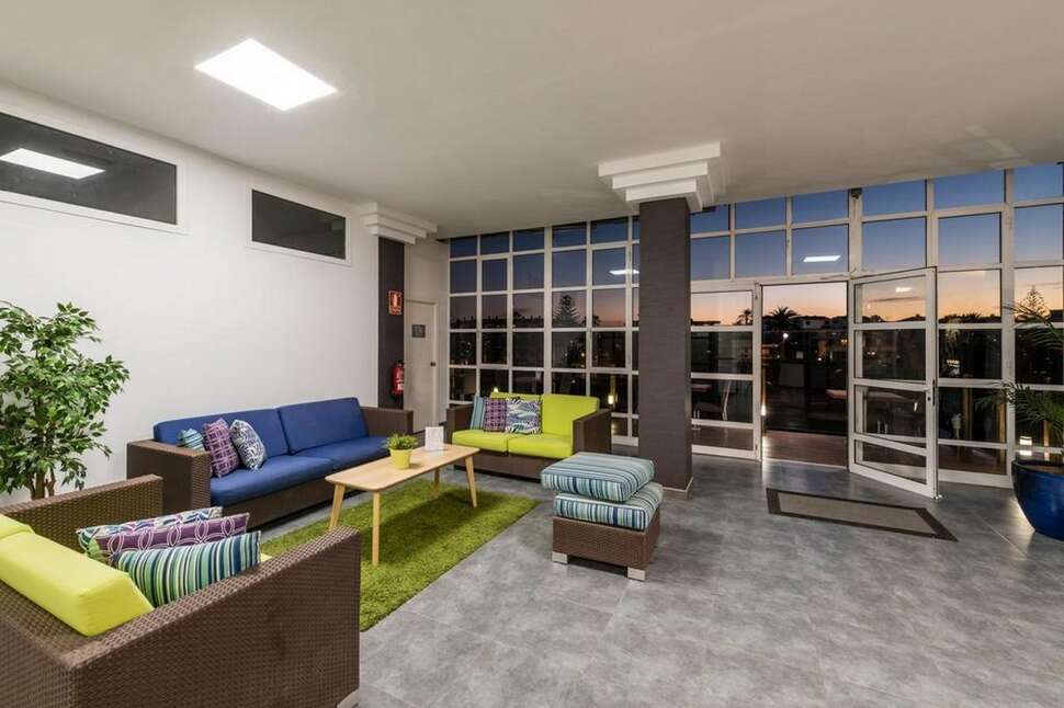 Een foto van het interieur van Hotel New Folias