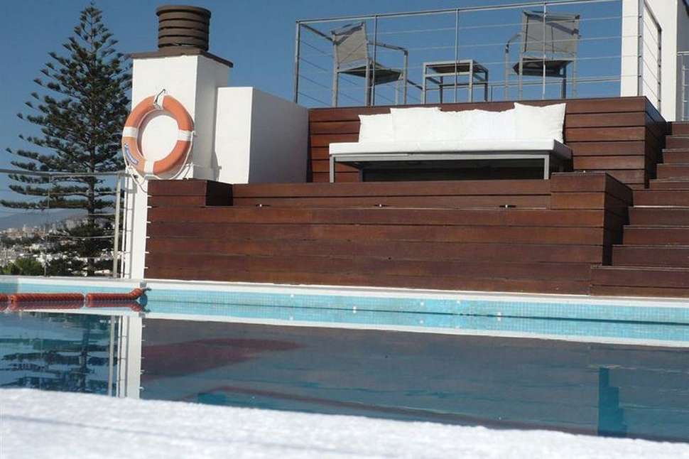 Een foto van het zwembad bij Hotel Taburiente
