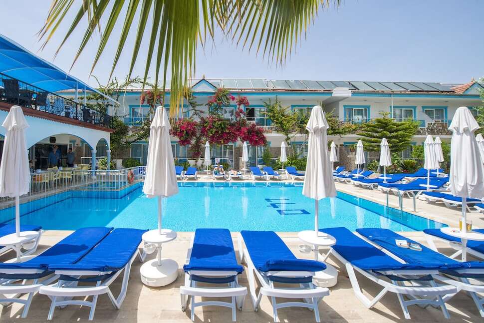 Een foto van het zwembad bij Side Sunberk Hotel