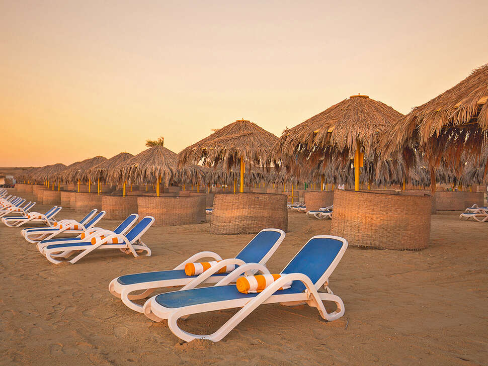Een foto van het strand bij Hilton Marsa Alam Nubian Resort