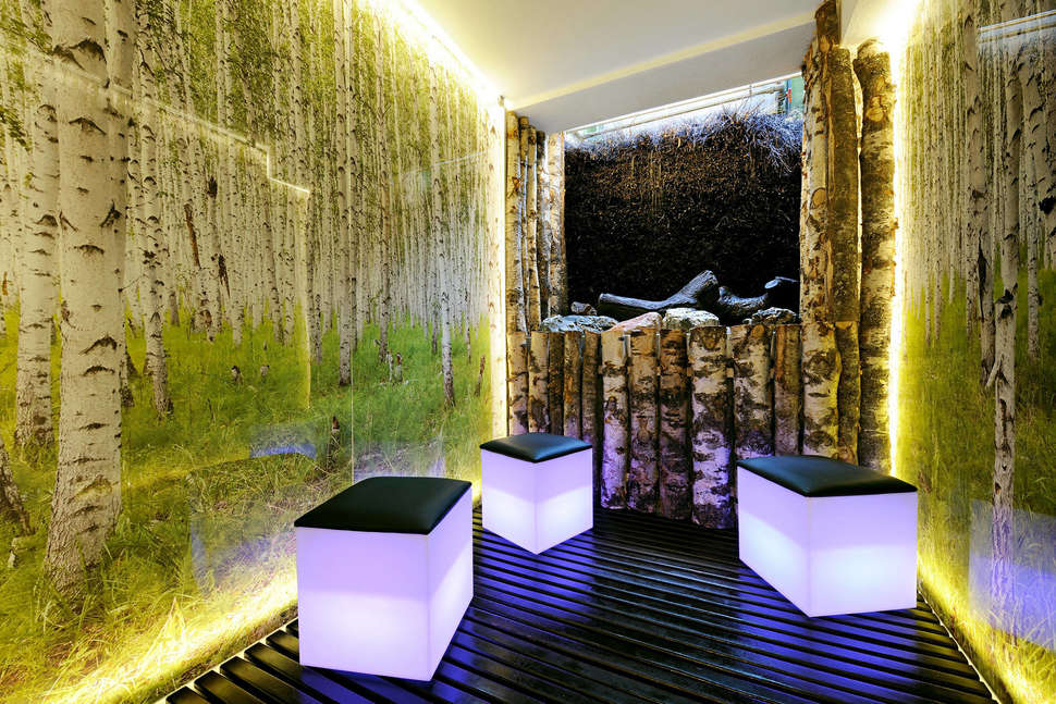 Een foto van het interieur van Hotel Saalbacher Hof