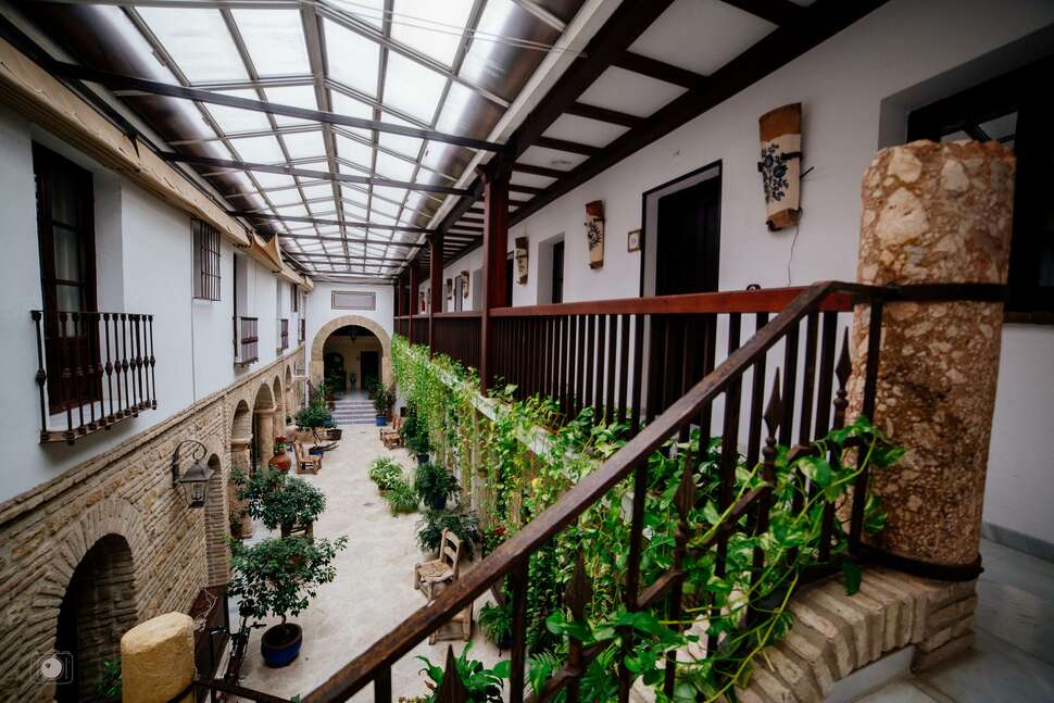 Een foto van het interieur van Hacienda Posada De Vallina