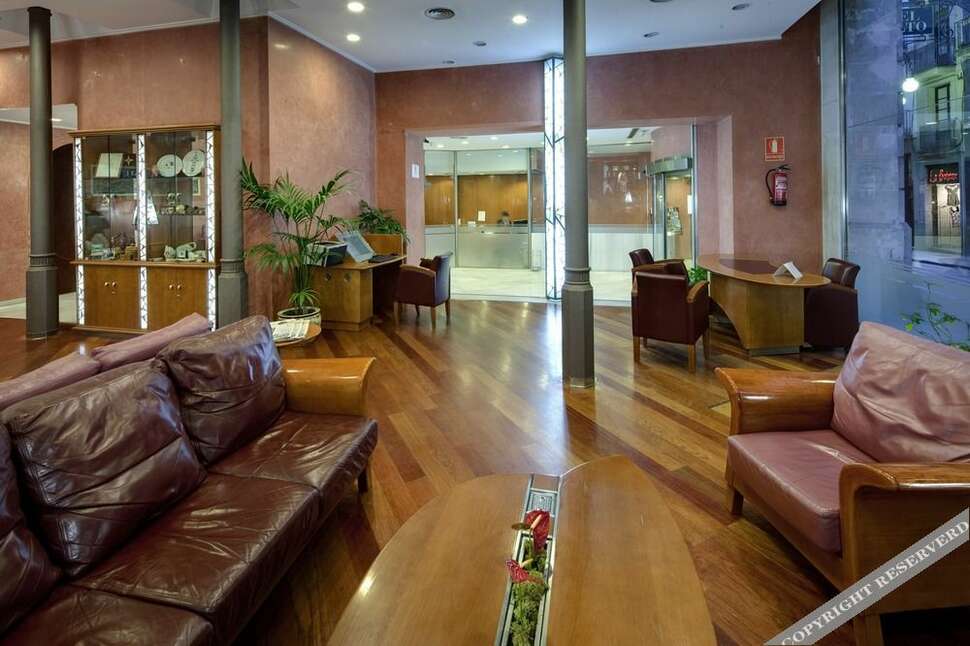 Een foto van het interieur van Hotel Rialto