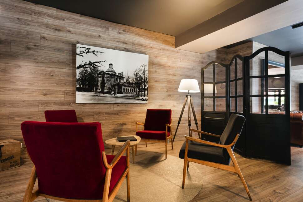 Een foto van het interieur van Hotel Acta Madfor