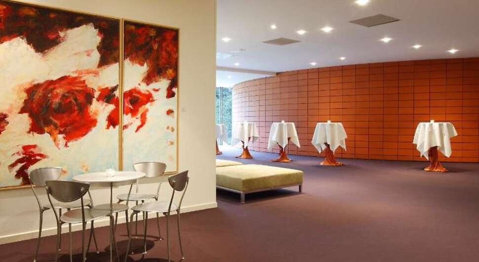 Een foto van het interieur van Fletcher Hotel Restaurant Sparrenhorst Veluwe