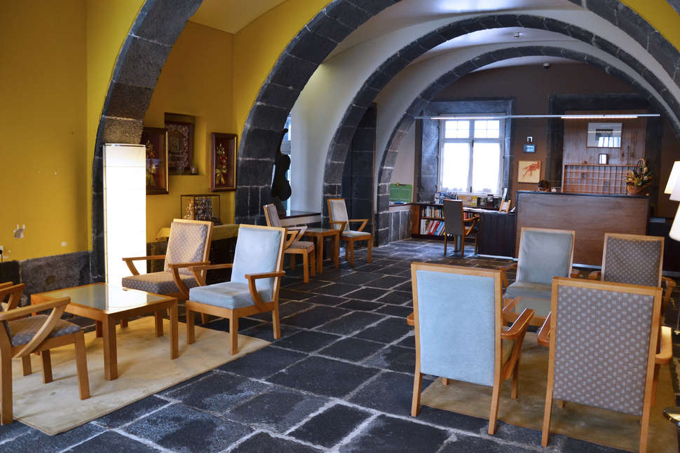 Een foto van het interieur van Hotel Do Colegio