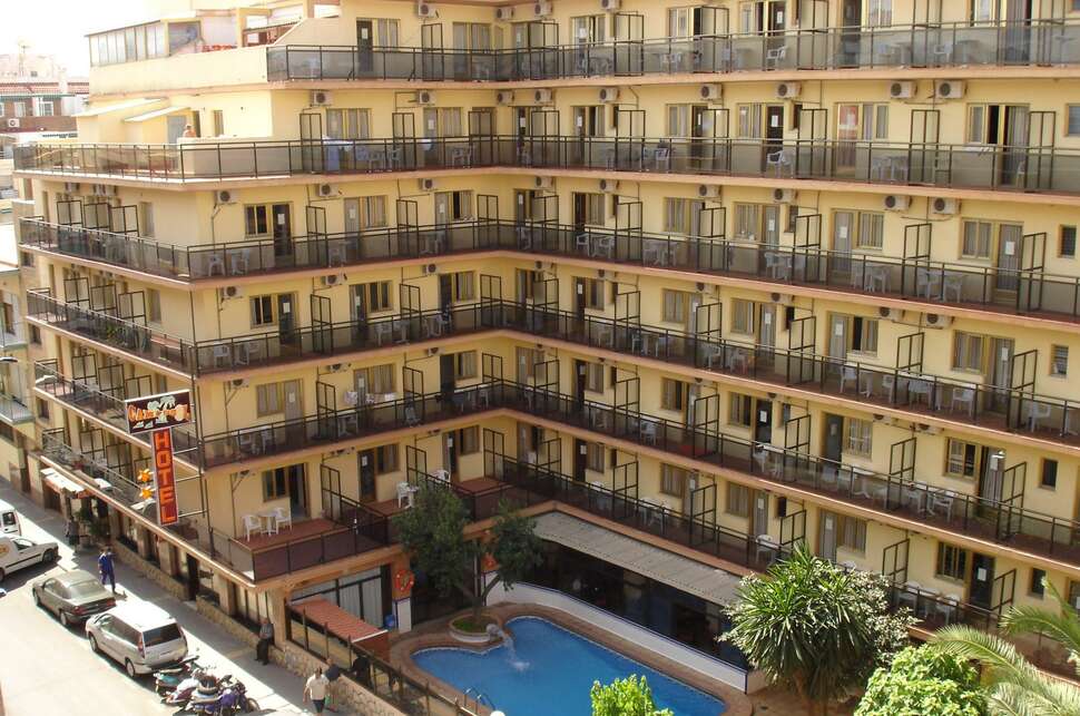 Een foto van een overzicht van Hotel Camposol