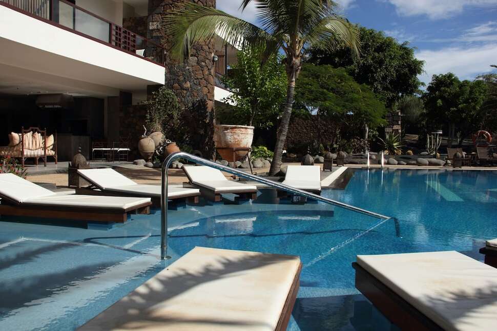 Een foto van het zwembad bij Hotel Villa Vik