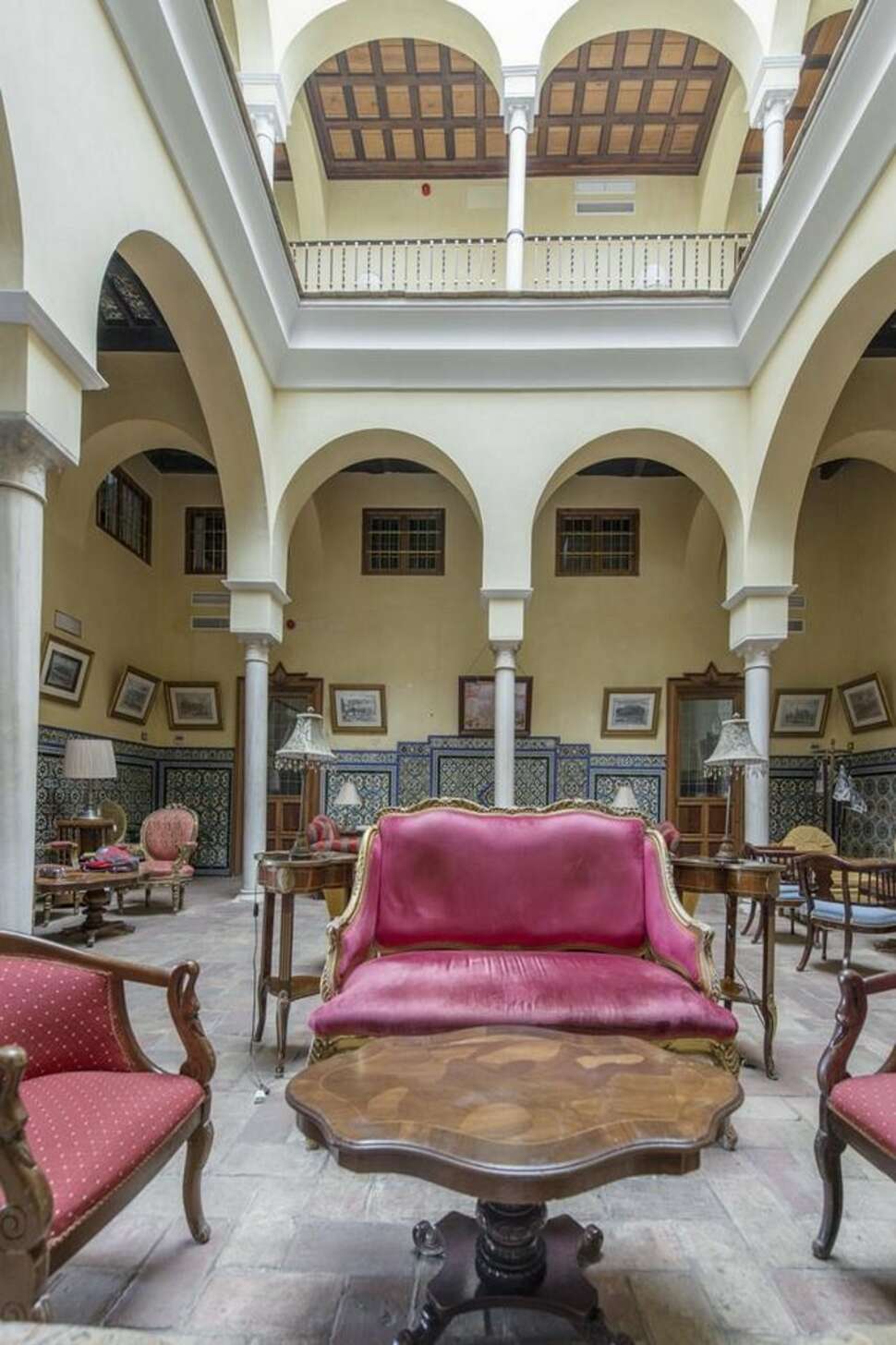 Een foto van het interieur van Hotel Las Casas de la Juderia