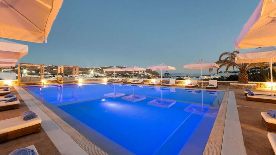 Een foto van het zwembad bij Osom Resort