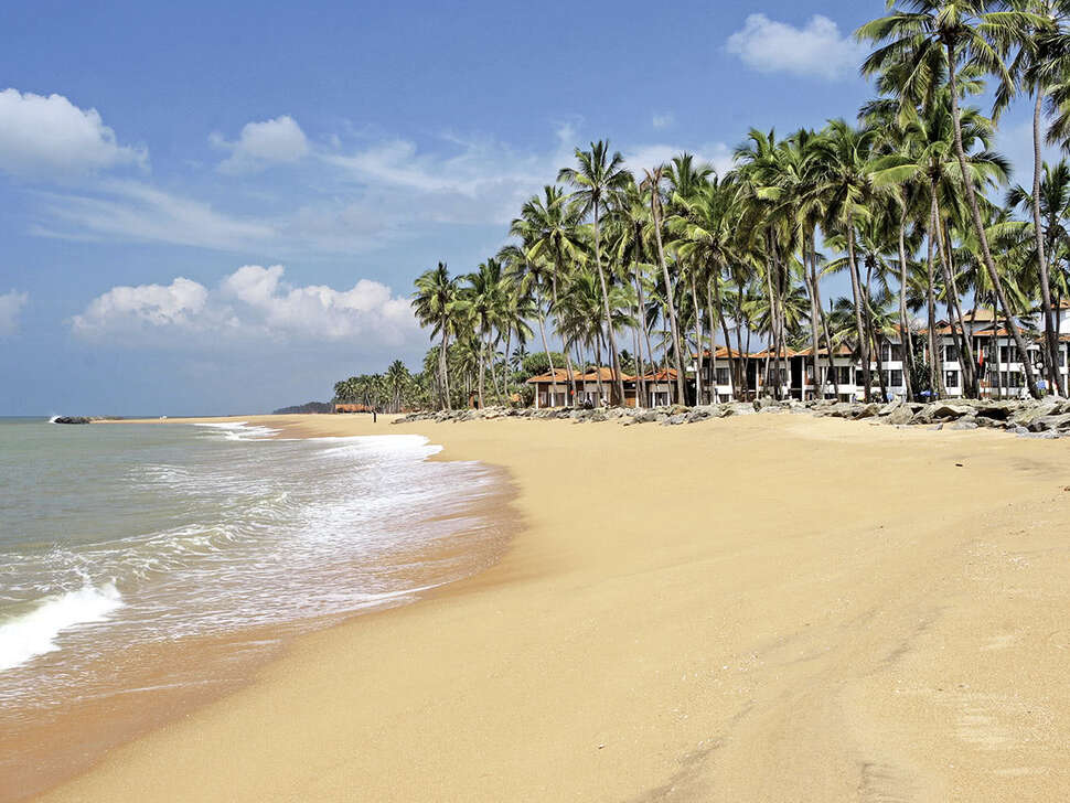 Ein Foto vom Strand beim Club Hotel Dolphin