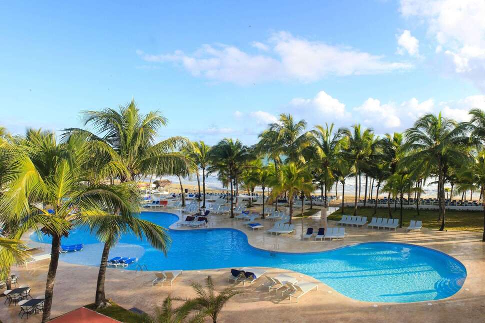 Ein Foto vom Pool im Viva Wyndham Tangerine