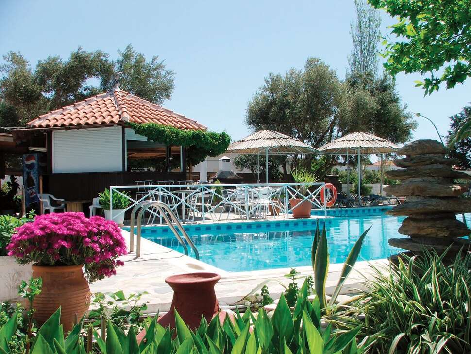 Ein Foto vom Pool im Hotel Sofia
