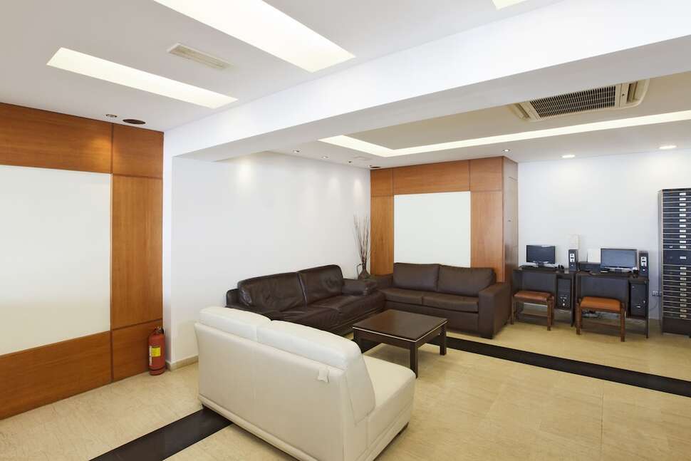 Een foto van het interieur van Hotel Africa