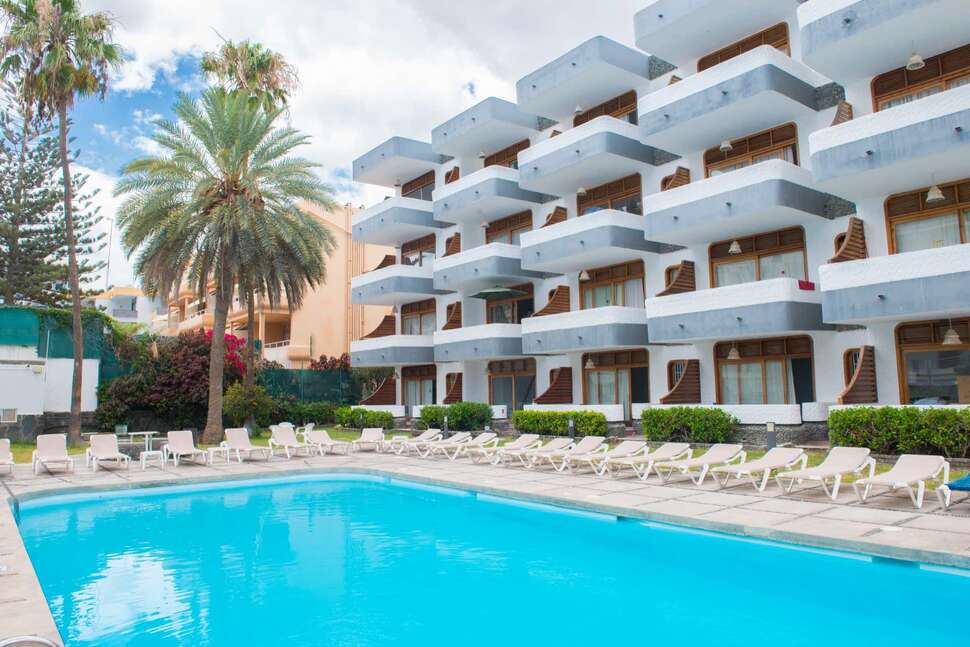 Een foto van het zwembad bij Appartementen Livvo Puerto de Mogan
