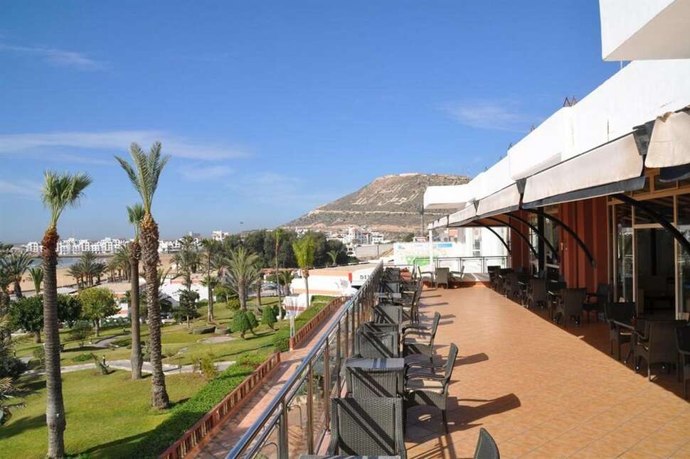 Een foto van het terras bij Hotel Club Al Moggar Garden Beach