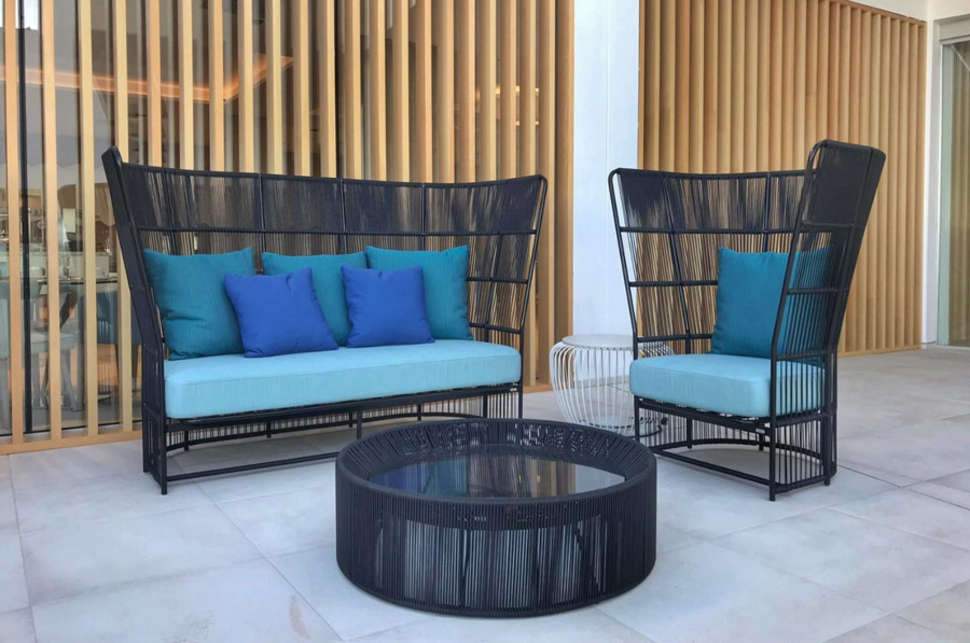 Een foto van het interieur van Lava Beach