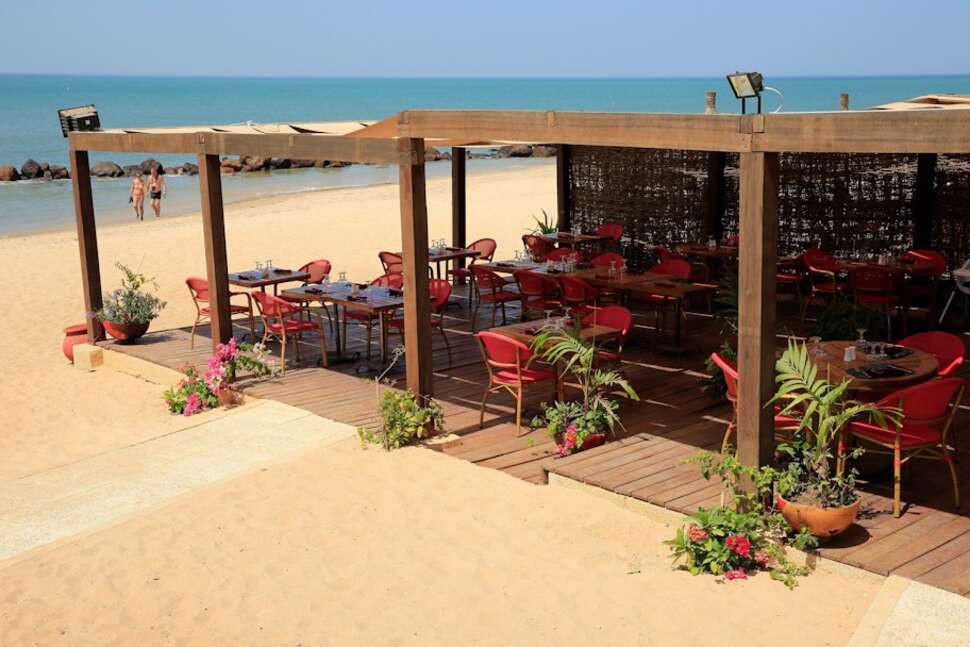 Een foto van het terras bij Royal Horizons Baobab