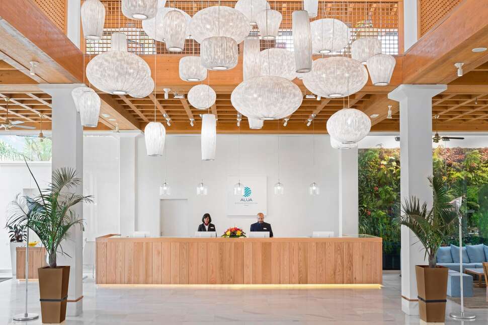 Een foto van het interieur van Alua Suites Fuerteventura