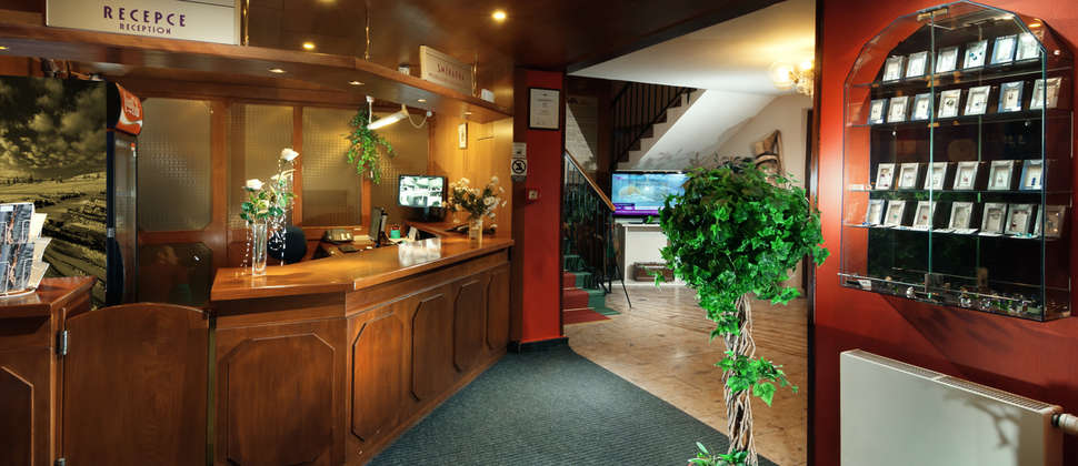 Een foto van het interieur van Hotel Astra