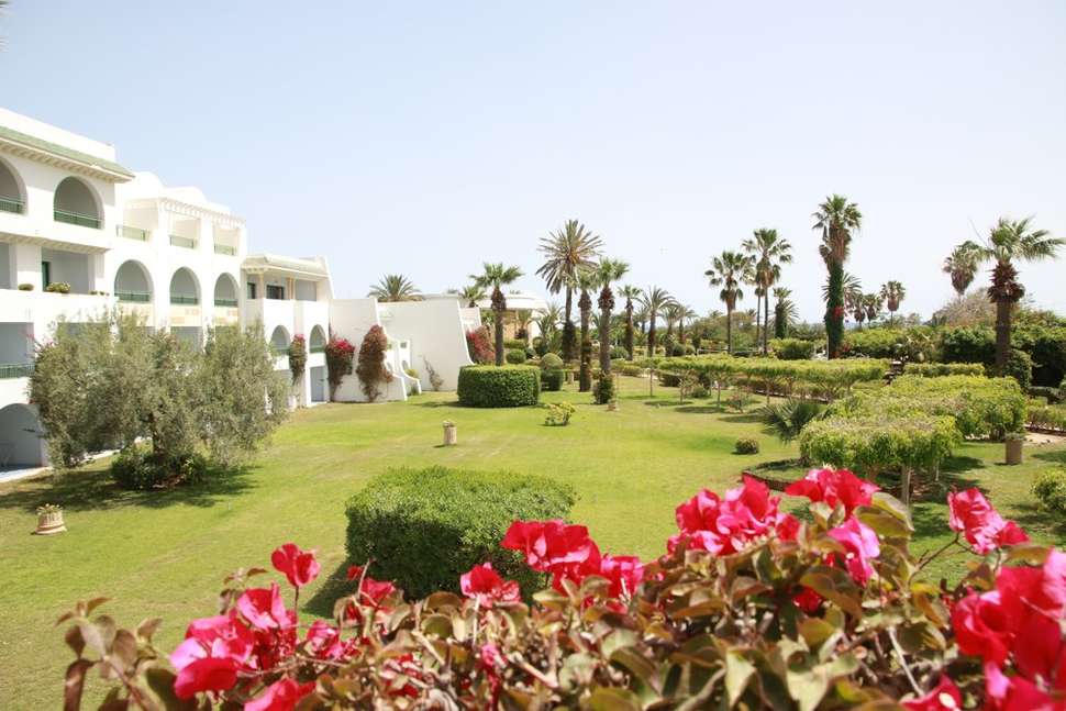 Een foto van het terras bij Hasdrubal Thalassa & Spa Port El Kantaoui