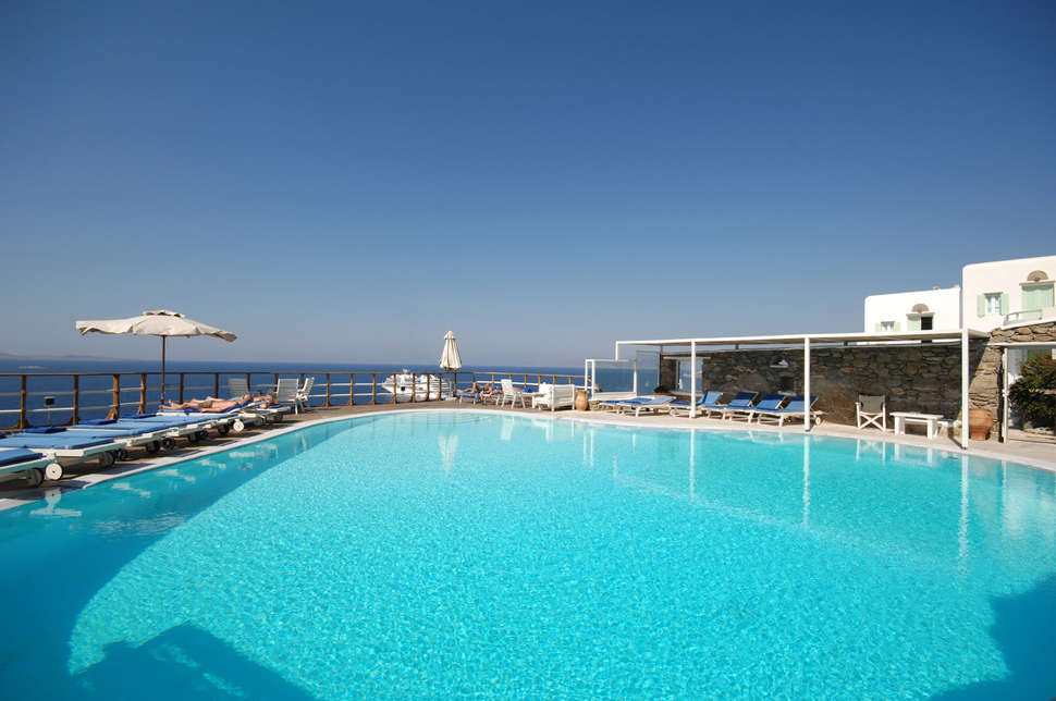 Een foto van het zwembad bij Mykonos View