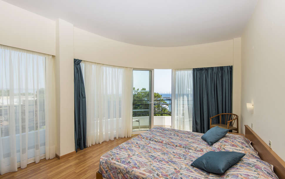 Ein Foto von einer Übersicht des Hermes Hotel Rhodos