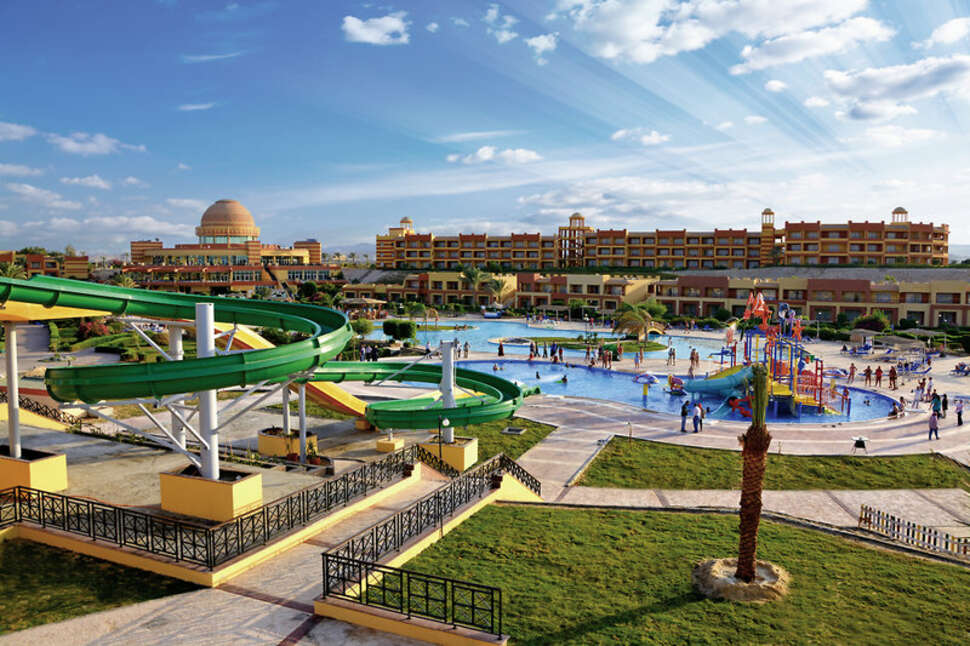 Een foto van een overzicht van Malikia Resort Abu Dabbab