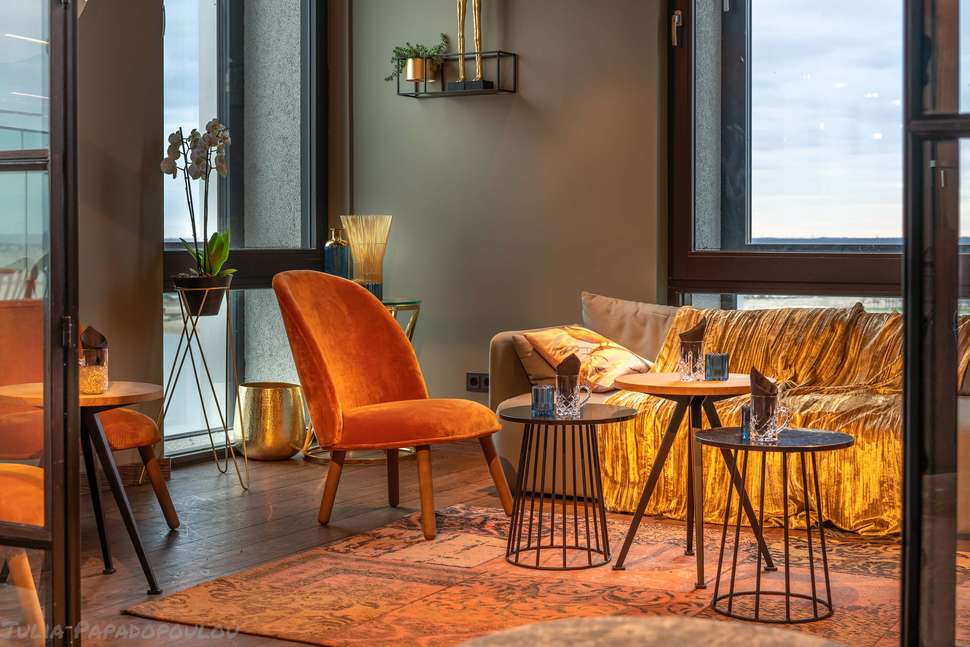 Een foto van het interieur van Four Elements Hotel Amsterdam