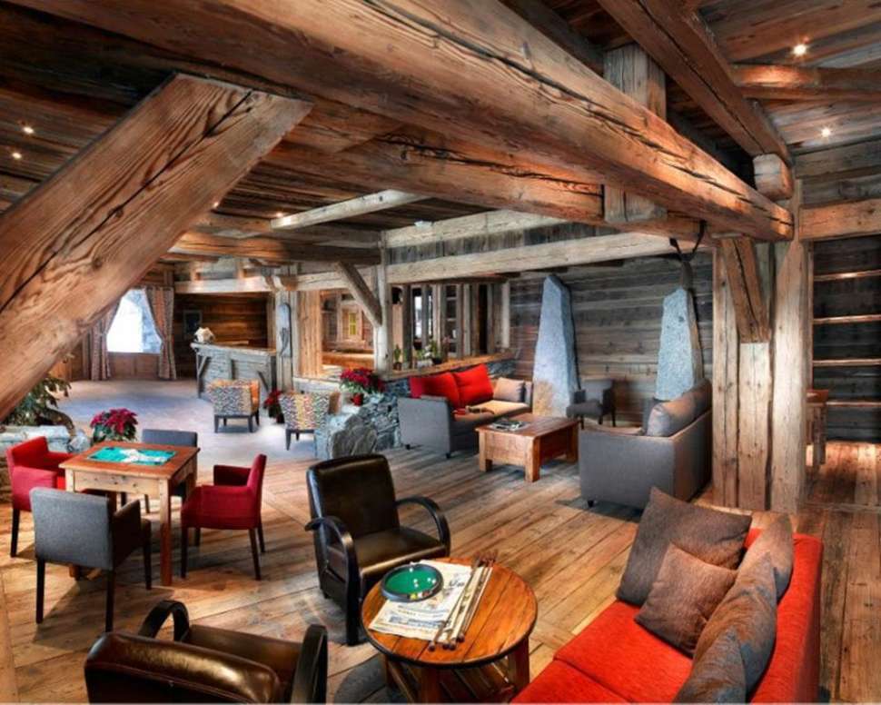 Een foto van het interieur van CGH Residences & Spas - La Ferme du Val Claret