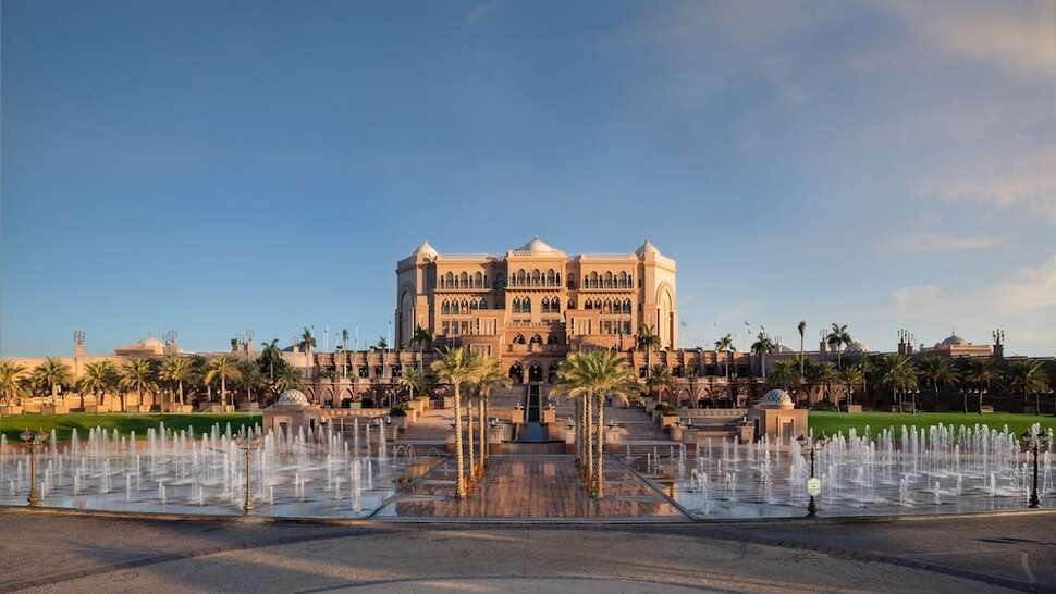 Een foto van het interieur van Emirates Palace Mandarin Oriental
