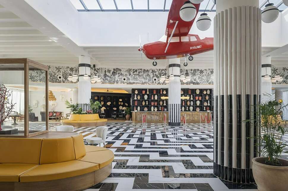Een foto van het interieur van Ocean Coral Spring