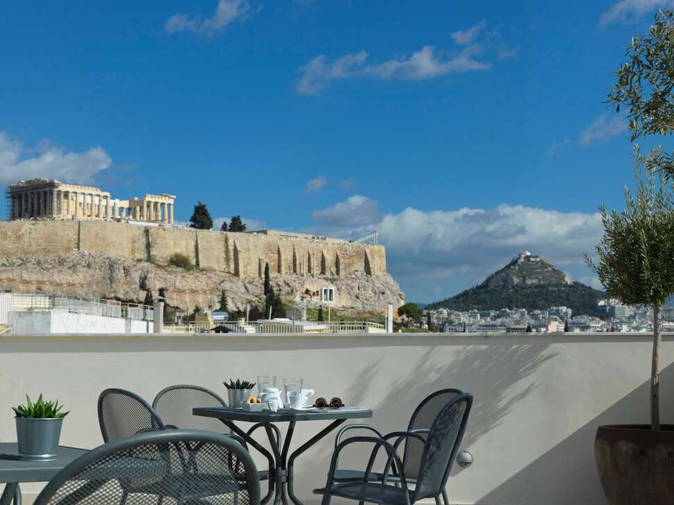 Ein Foto Acropolis Hill