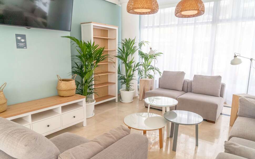 Een foto van het interieur van Hotel Coral Ocean View