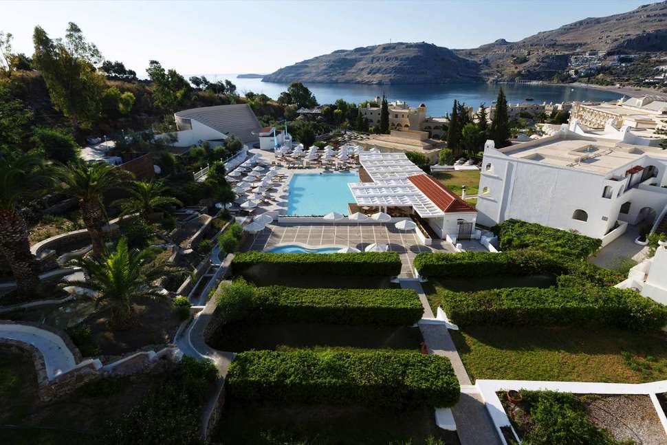 Ein Foto vom Pool im Lindos Village Resort & Spa