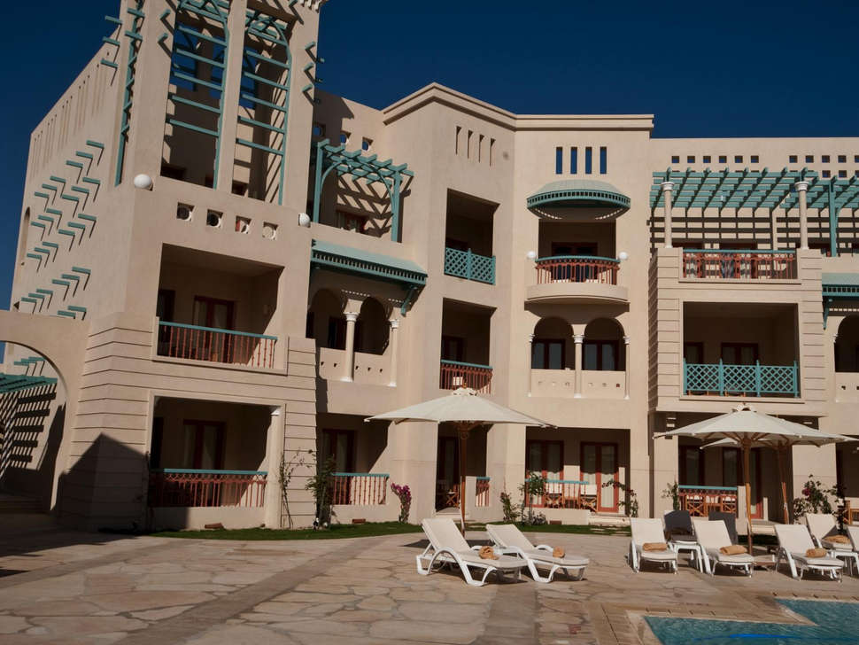 Een foto van de buitenkant van Mosaique El Gouna Hotel