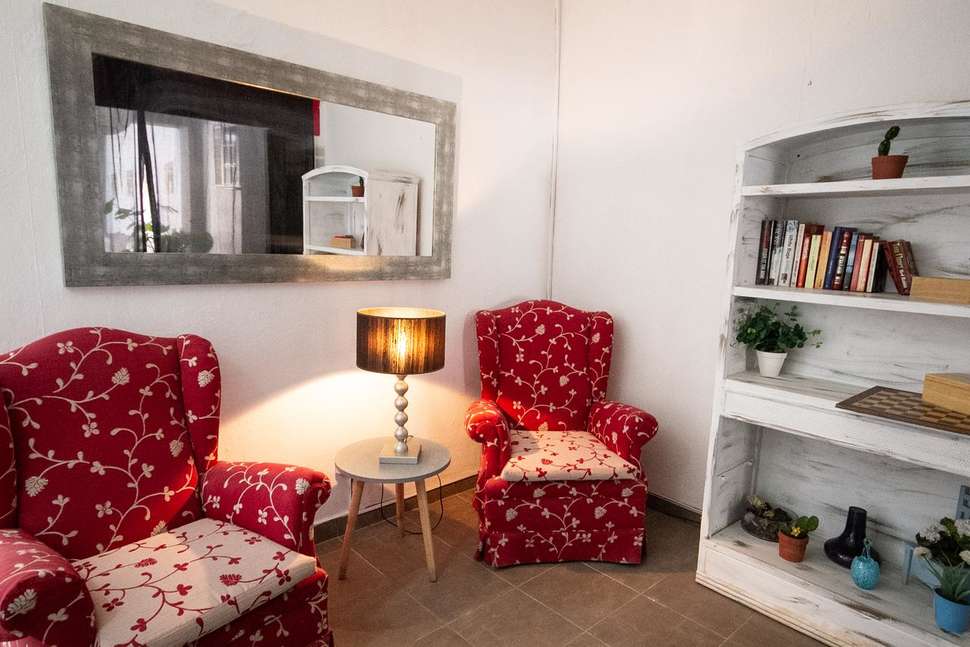 Een foto van het interieur van Teide Hotel