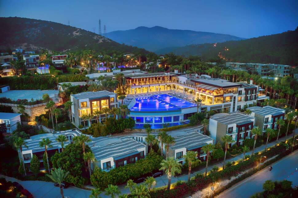 Een foto van het zwembad bij Hillstone Bodrum Hotel & Spa