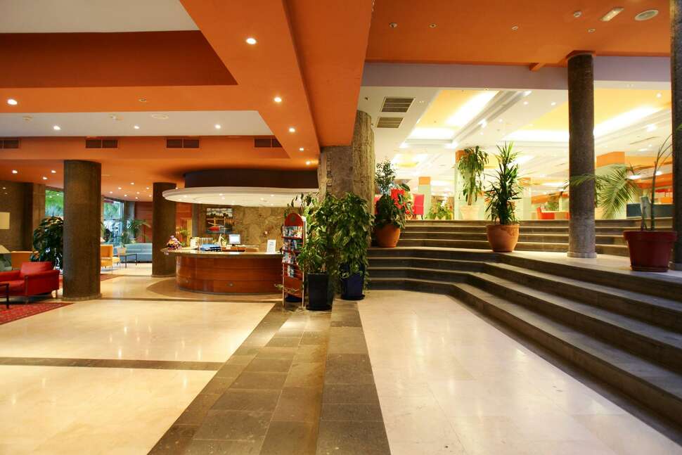 Een foto van het interieur van Hotel Livvo Lago Taurito