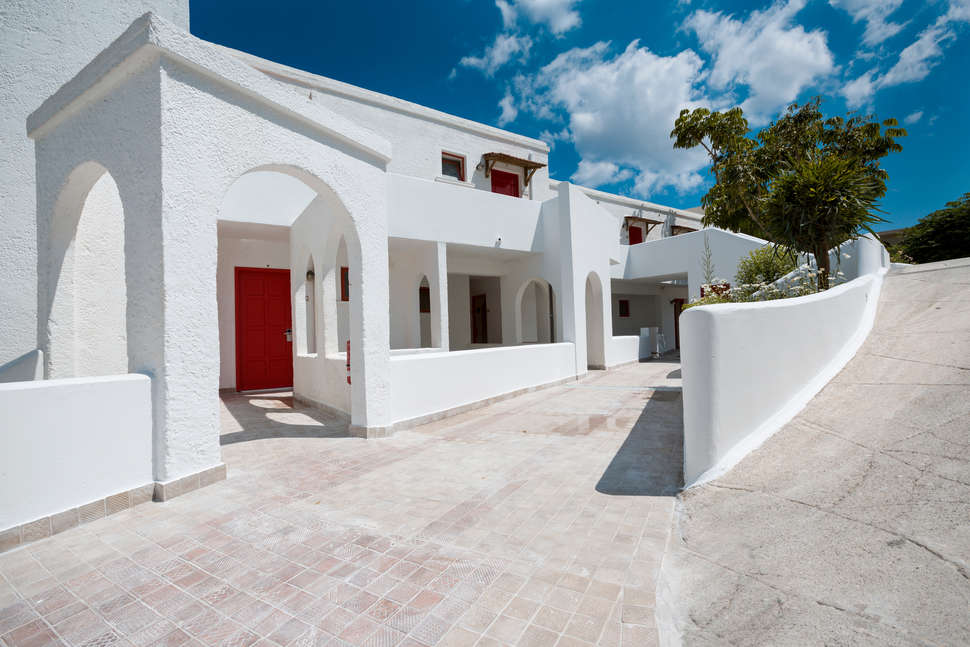 Ein Foto von der Außenansicht des Lindos Village Resort & Spa