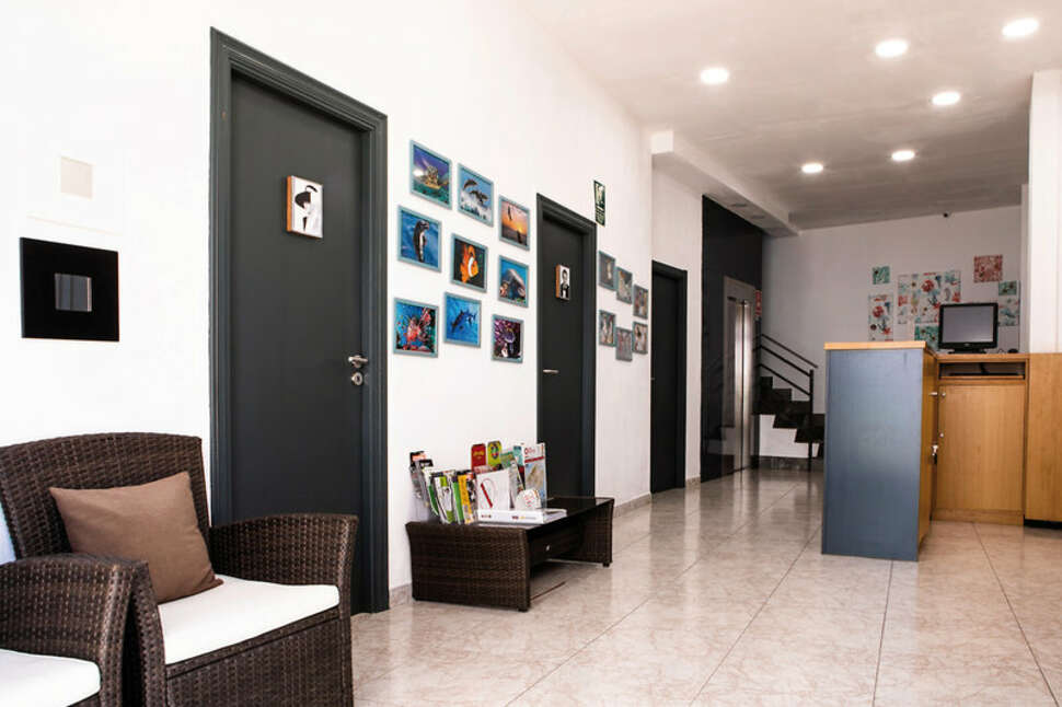 Een foto van het interieur van Hotel Villa Cati