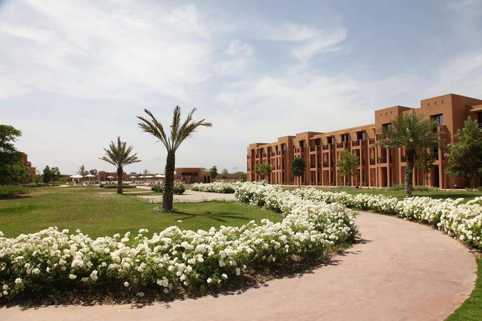 Een foto van de buitenkant van Aqua Mirage Marrakech