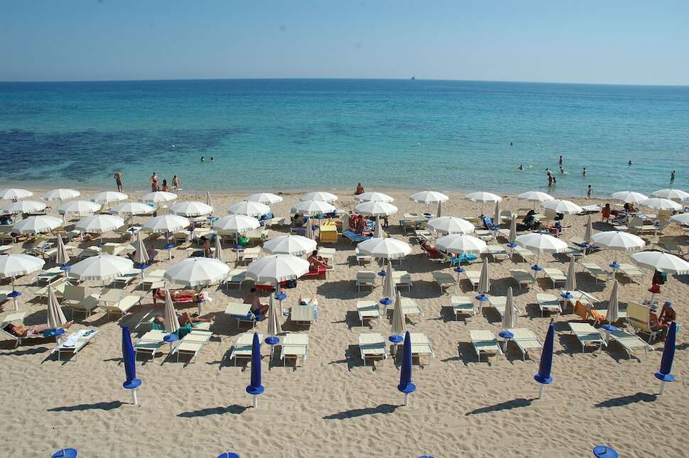 Een foto van het strand bij Hotel Montecallini