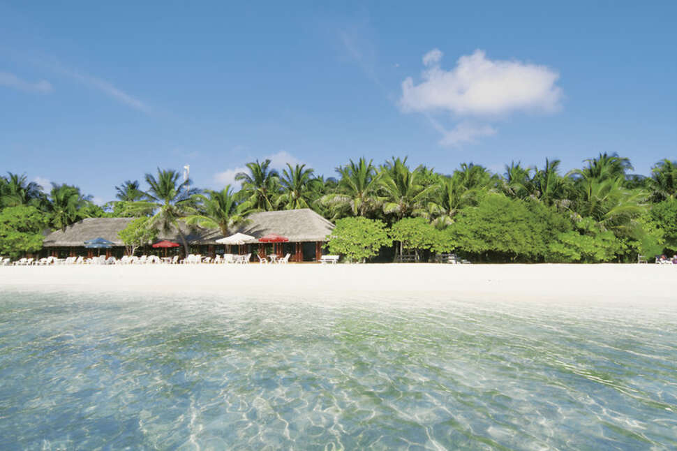 Ein Foto vom Strand beim Summer Island Maldives