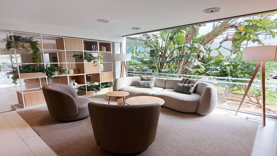 Een foto van het interieur van Bluesea Club Marthas