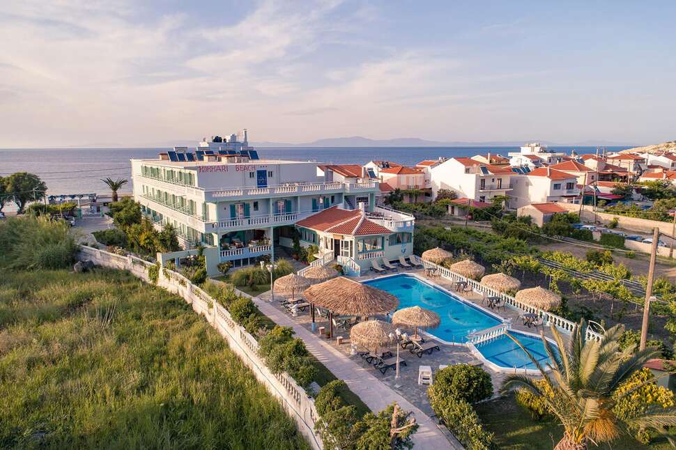 Een foto van het zwembad bij Kokkari Beach