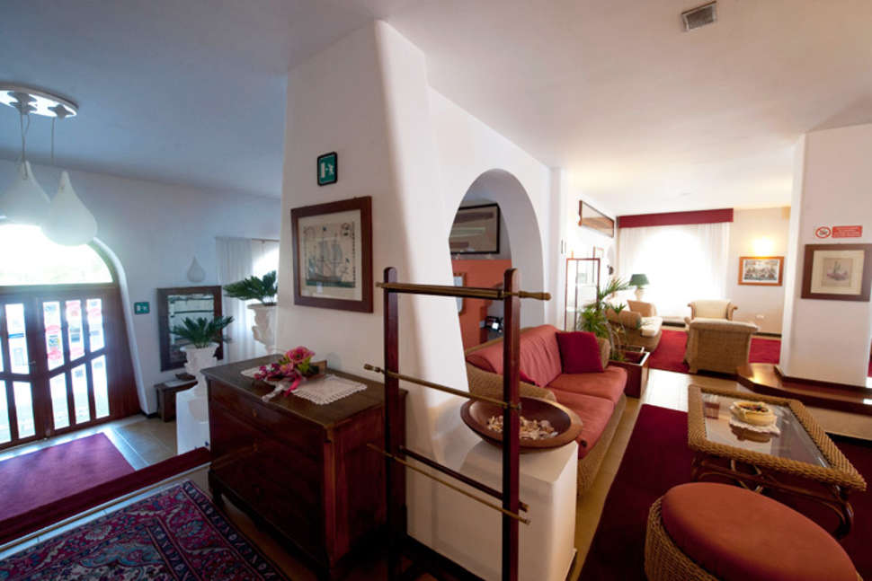 Een foto van het interieur van Hotel Degli Aranci Vieste
