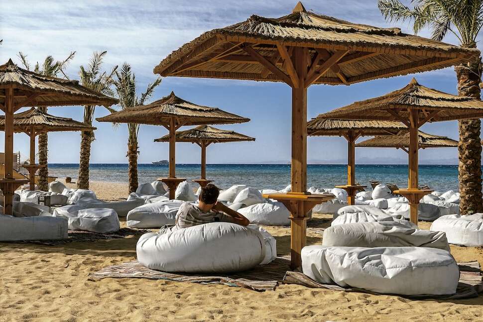 Een foto van het strand bij Robinson Club Soma Bay