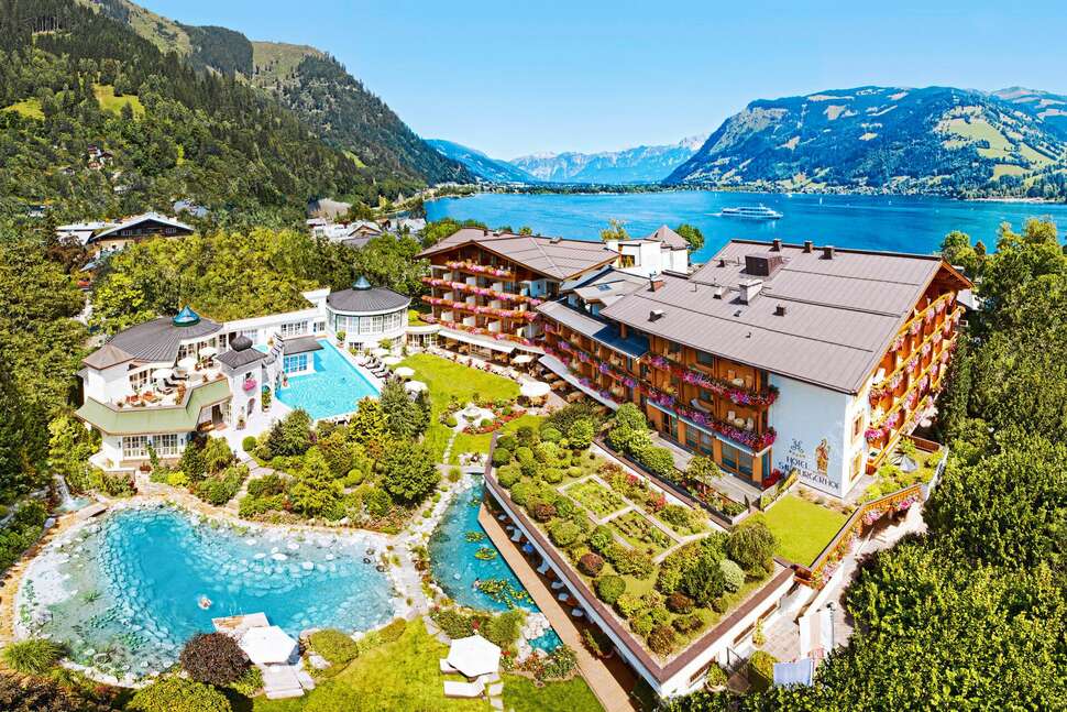 Ein Foto von einer Übersicht des Hotel Salzburgerhof Zell am See